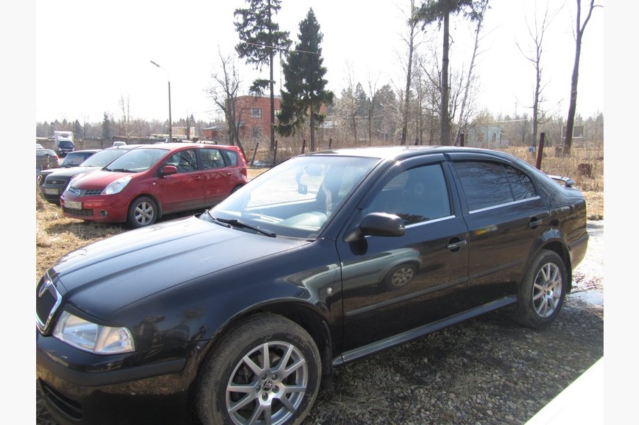 Skoda Octavia I Tour A4 1996–2010 Okenske obrobe (4 kosi, nerjavno jeklo) Fotografija 2