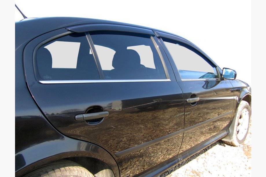 Skoda Octavia I Tour A4 1996–2010 Okenske obrobe (4 kosi, nerjavno jeklo) Fotografija 1