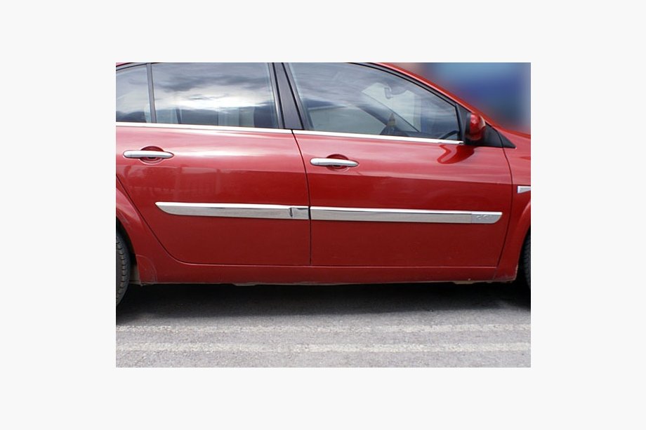 Renault Megane II 2004–2009 Široke vratne letvice 2004-2006 (4 kosi, nerjavno jeklo) Image