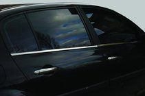 Renault Megane II 2004–2009 Zunanja okenska obroba (4 kosi, inox) HB, Carmos – turško nerjavno jeklo fotografija 4