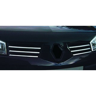 Letvice za masko (model 2004-2006, 6 kos, nerjaveče jeklo) Renault Megane II 2004–2009 fotografija 4