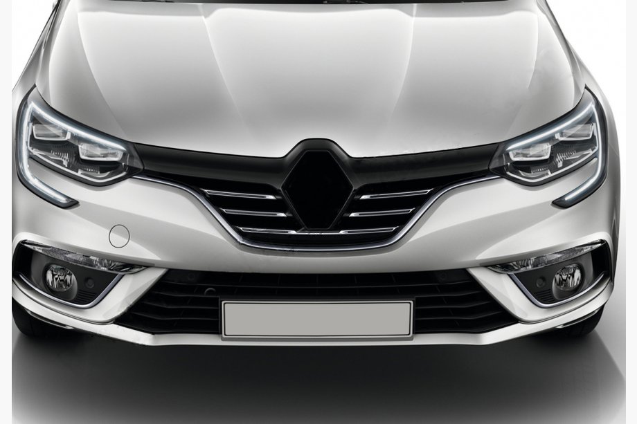 Renault Megane IV 2016–2025 Kromirane obloge maske hladilnika 2016-2021 (5 kos, nerjaveče jeklo) Carmos - turško nerjaveče jeklo Image
