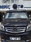 Mercedes Sprinter W906 2006–2018 Vizir za vetrobransko steklo na okvirju V1 (črni visok sijaj, 5 mm) fotografija 2