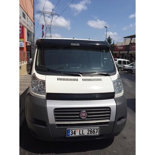 Vizir na vetrobransko steklo (črn sijaj, 5 mm) Peugeot Boxer 2006–2025 fotografija 4