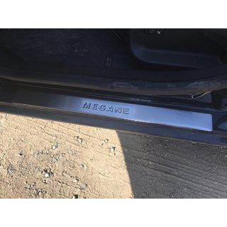 Zaščitne letve pragov OmsaLine (4 kosi, nerjaveče jeklo) Renault Megane III 2009–2016 fotografija 2