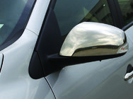 Renault Fluence 2009–2016 Kromirani pokrovi ogledal (2 kosa, nerjavno jeklo) Carmos - turško nerjaveče jeklo fotografija 2