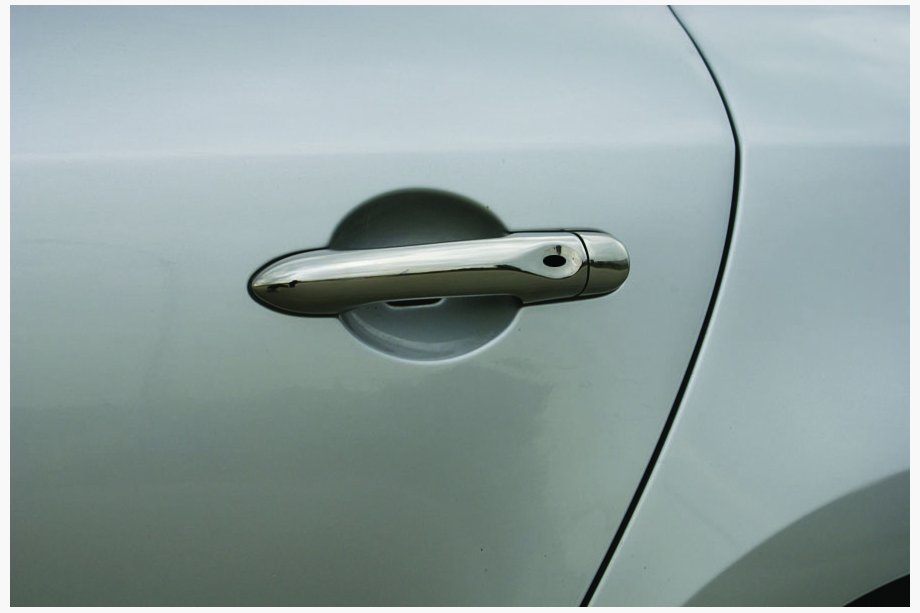 Renault Megane III 2009–2016 Kromirane obloge kljuk vrat (4 kosi, nerjavno jeklo) Brez čipa, Carmos – turško jeklo Fotografija 6