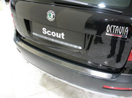 Skoda Octavia II A5 2006–2010 Zaščitna letev za zadnji odbijač Nataniko (nerjaveče jeklo) Karavan fotografija 1