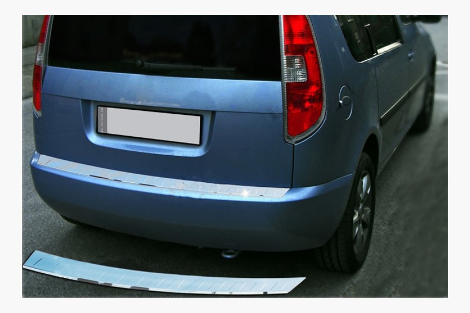 Renault Lodgy 2013–2022 OmsaLine zaščitna letev zadnjega odbijača (nerjavno jeklo) Sijajna Image
