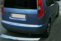 Skoda Roomster 2006–2015 Nerjaveča zaščitna letev za zadnji odbijač Sijaj fotografija 2