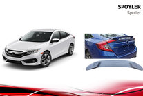 Honda Civic Limuzina X 2016–2021 Spojler Niken V2 (za lakiranje) fotografija 3