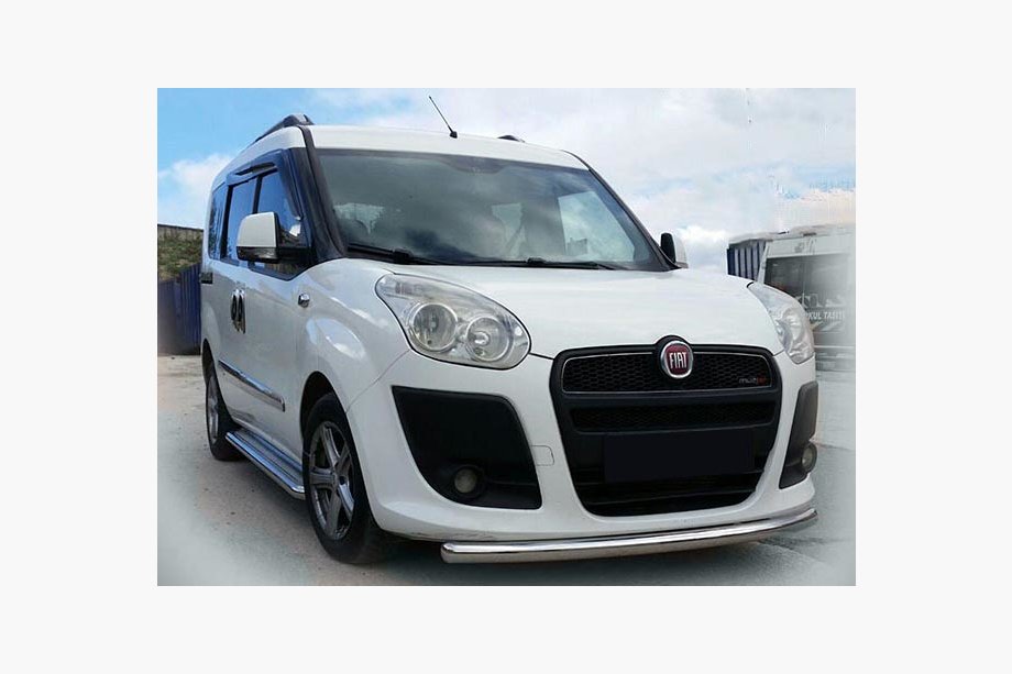 Fiat Doblo II 2010–2022 Sprednji zaščitni lok ST008 (nerjavno jeklo) 2015↗, 60 mm Image