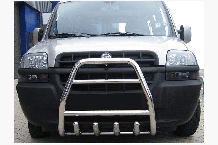 Fiat Doblo I 2001–2005 Sprednji kenguru lok QT007 (nerjaveče jeklo) Image