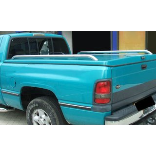 Strešne sani (nerjaveče jeklo) Dodge RAM (DT) 2018–