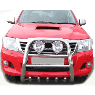 Kenguru lok QT007 (nerjaveče jeklo) Toyota Hilux 2006–2015 fotografija 1