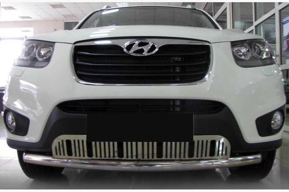 Hyundai Santa Fe 2 2006–2012 Sprednji zaščitni lok ST008-Special (nerjavno jeklo) Image