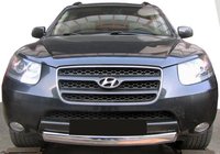 Hyundai Santa Fe 2 2006–2012 Sprednji zaščitni lok ST008-Oval (nerj.) fotografija 1