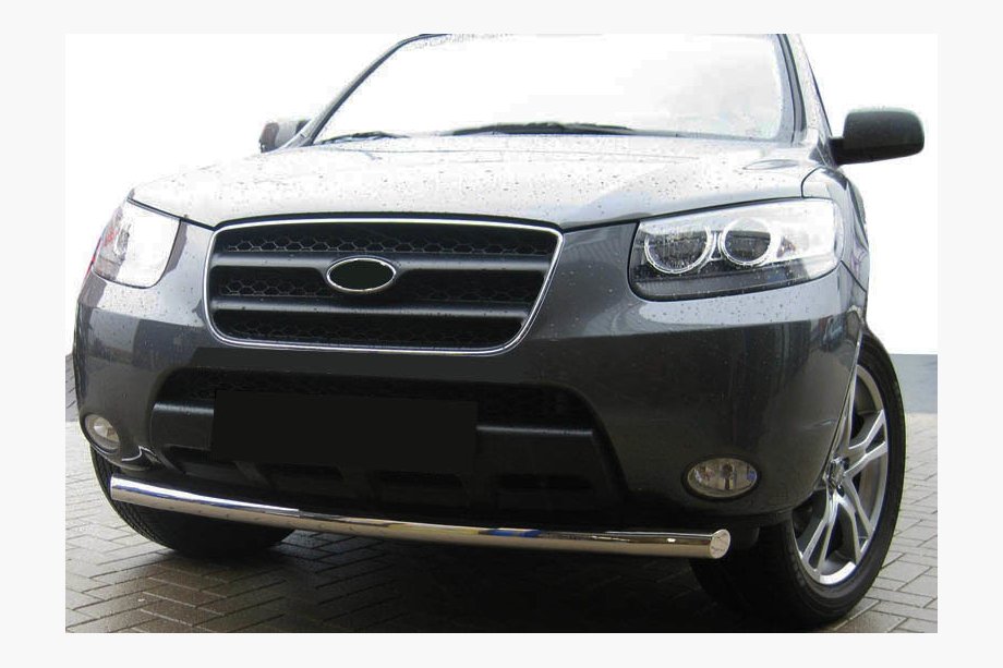 Hyundai Santa Fe 2 2006–2012 Sprednji zaščitni lok ST008 (nerjavno jeklo) Fotografija 1