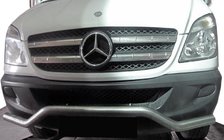 Mercedes Sprinter W906 2006–2018 Sprednja spodnja zaščitna cev MBSP.07.F3-04.6 (nerj.) fotografija 4