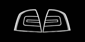 Skoda Octavia II A5 2006–2010 Pokrovi zadnjih luči (2 kosa, plastika) fotografija 1