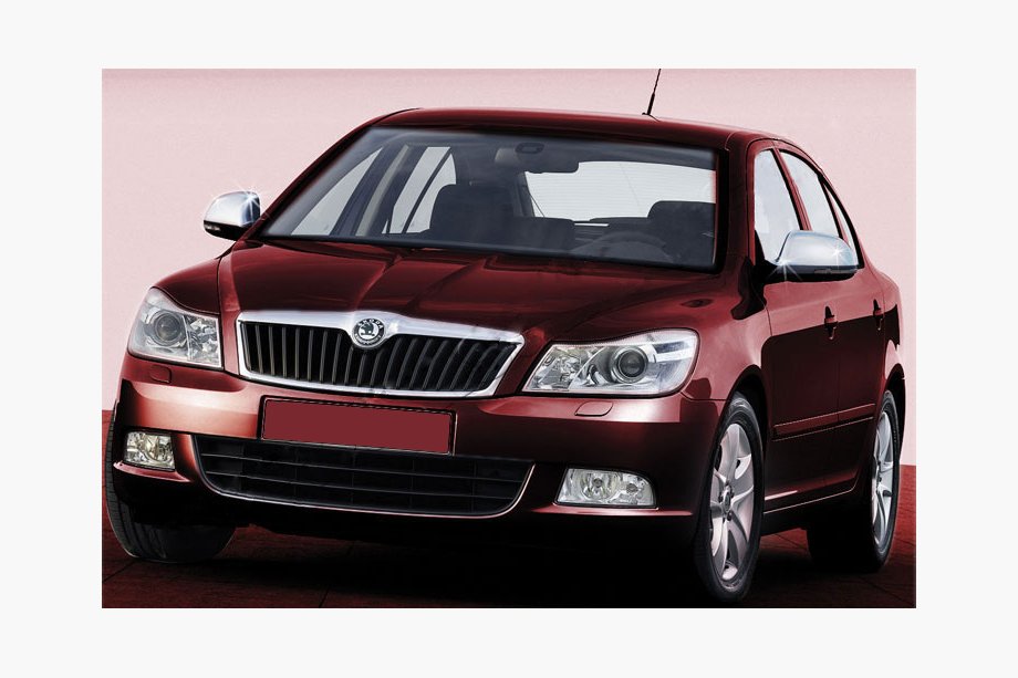 Skoda Octavia II A5 2010–2013 Kromirani pokrovi ogledal (2 kosa, nerjaveče jeklo) Image