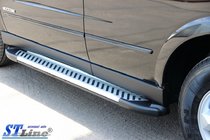 SsangYong Kyron 2005–2014 Stranski pragovi King (2 kosa, aluminij) fotografija 5