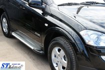 SsangYong Kyron 2005–2014 Stranski pragovi King (2 kosa, aluminij) fotografija 8