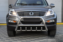 SsangYong Rexton I 2001–2017 Prednji zaščitni lok WT003 (nerjaveče jeklo) fotografija 1
