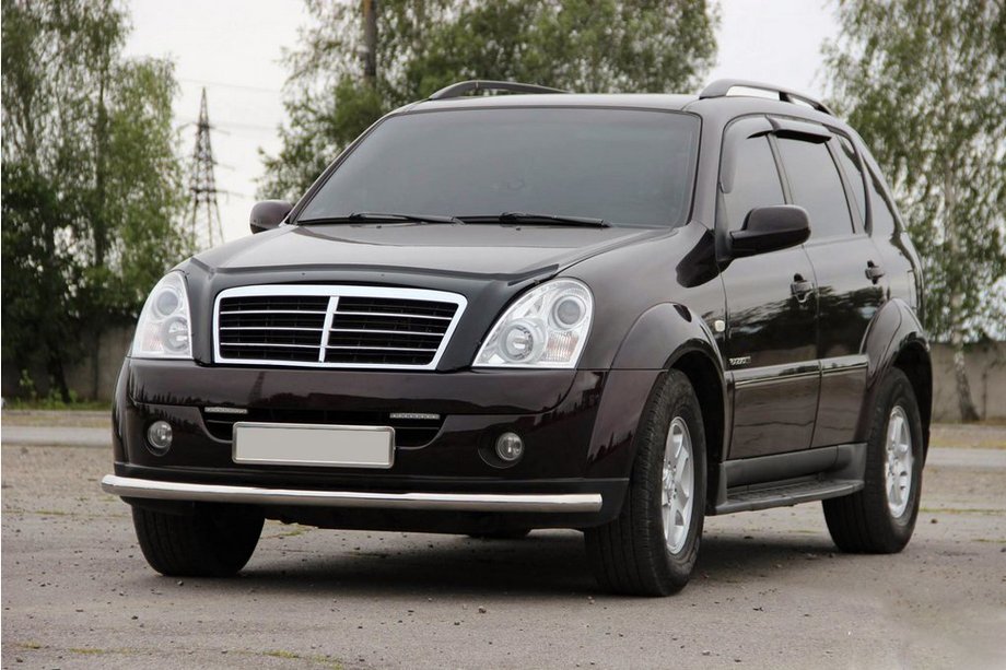 SsangYong Rexton I 2001–2017 Sprednji zaščitni lok ST008 (nerjavno jeklo) Image