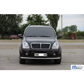 Sprednji zaščitni lok ST008 (nerjavno jeklo) SsangYong Rexton I 2001–2017 fotografija 3