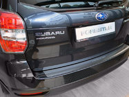 Subaru Forester 2013–2018 Natanika zaščitna letev zadnjega odbijača (nerjavno jeklo) fotografija 1