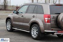 Suzuki Grand Vitara 2005–2017 Stranske cevi BB001 (2 kos, nerjavno jeklo) fotografija 2