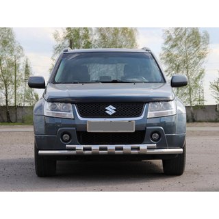 Sprednja zaščitna cev ST015 (nerjavno jeklo) Suzuki Grand Vitara 2005–2017 fotografija 1