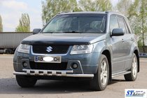 Suzuki Grand Vitara 2005–2017 Sprednja zaščitna cev ST015 (nerjavno jeklo) fotografija 2