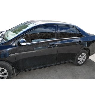 Zunanja okenska obroba (4 kosi, inox) Toyota Corolla 2007–2013 fotografija 1