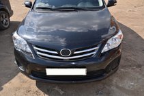 Toyota Corolla 2007–2013 Okrasne letvice za masko hladilnika (2010-2013, 3 kosi, nerjavno jeklo) fotografija 2