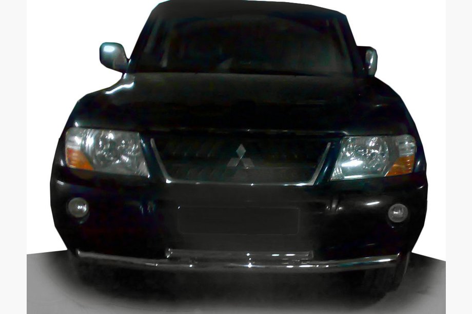 Mitsubishi Pajero Wagon III 1999–2006 Sprednji zaščitni lok ST014 (nerjavno jeklo) Fotografija 1