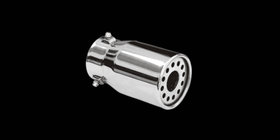 Toyota Land Cruiser Prado 120 2002–2009 Izpušna končnica (inox) fotografija 1