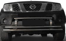 Nissan Navara 2006–2015 Sprednji zaščitni lok ST0014-3 (nerjaveče jeklo) fotografija 1