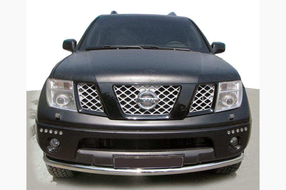 Nissan Pathfinder R51 2005–2014 Sprednji zaščitni lok ST008-2 (nerjaveče jeklo) Image