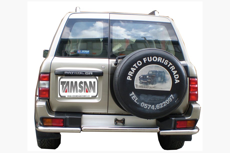 Nissan Patrol Y61 1997–2011 Zadnji zaščitni lok AK005-1 (nerjaveče jeklo) Image