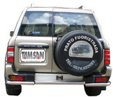 Nissan Patrol Y61 1997–2011 Zadnji zaščitni lok AK005-1 (nerjaveče jeklo) fotografija 1