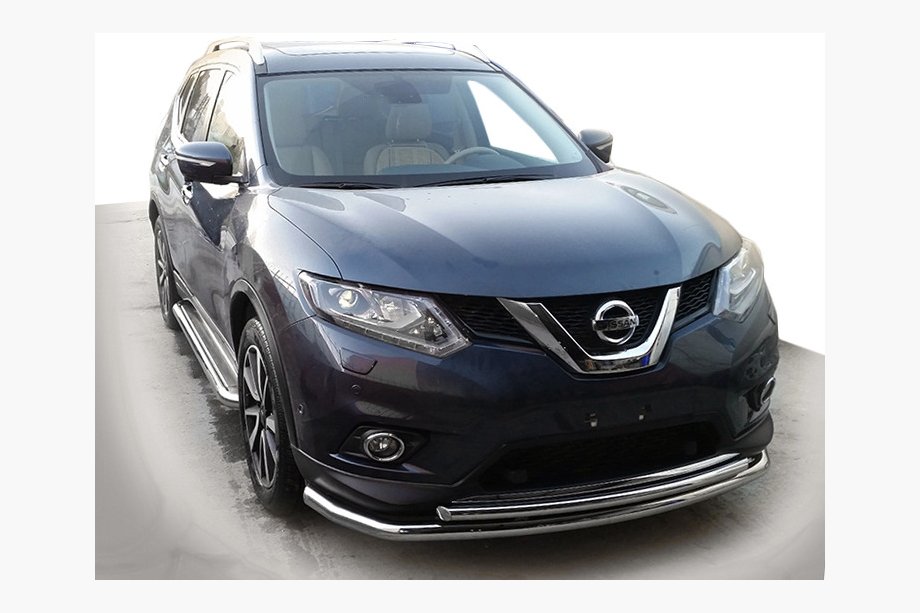 Nissan X-trail T32/Rogue 2014–2021 Sprednji zaščitni lok ST014 (nerjavno jeklo) Image
