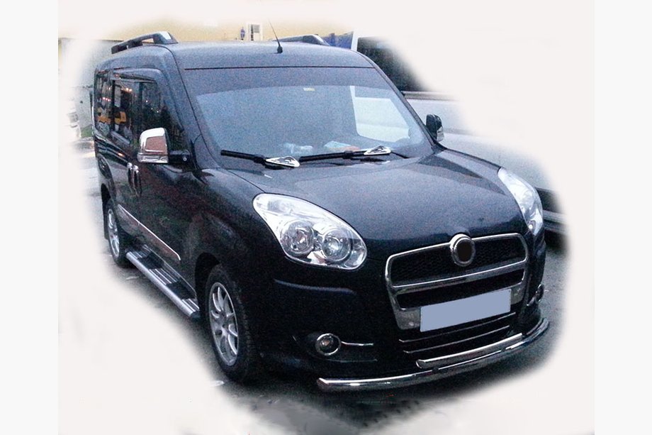 Opel Combo 2012–2018 Sprednji zaščitni lok ST014 (nerjavno jeklo) 60/60 mm Image