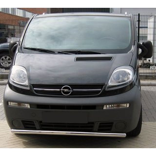 Sprednji zaščitni lok ST008 (nerjavno jeklo) Opel Vivaro 2001–2015 fotografija 1