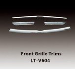 Toyota Rav 4 2006–2013 Kromirane letvice za masko 2010-2012 (4 kos, plastika) fotografija 1