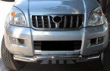 Toyota Land Cruiser Prado 120 2002–2009 Sprednji zaščitni lok ST012 (nerjavno jeklo) fotografija 1