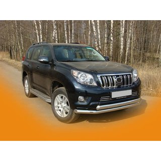Sprednji zaščitni lok ST014 (nerjavno jeklo) Toyota Land Cruiser Prado 150 2009–2023 fotografija 3