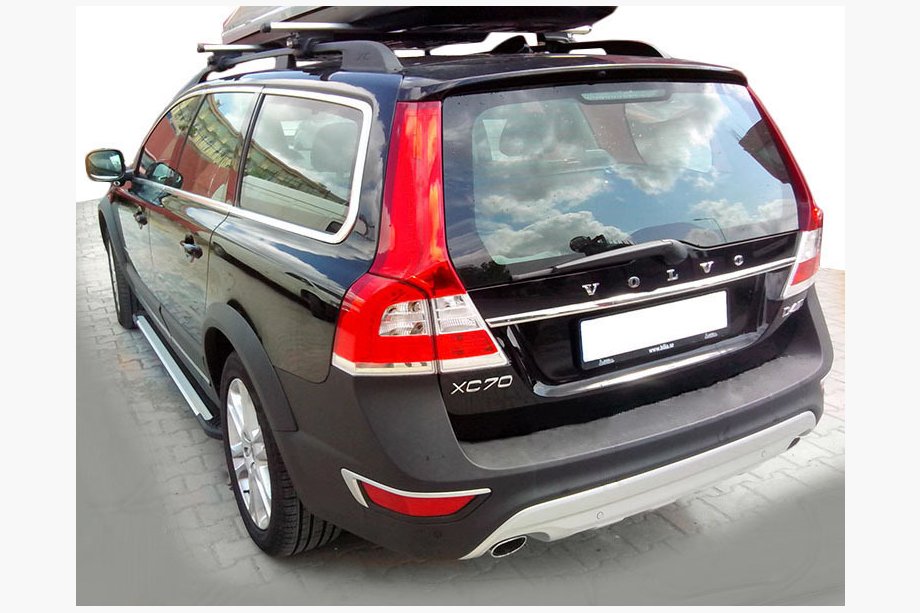 Volvo XC60 2009–2017 Stranske stopnice Rainbow (2 kos, aluminij) Image
