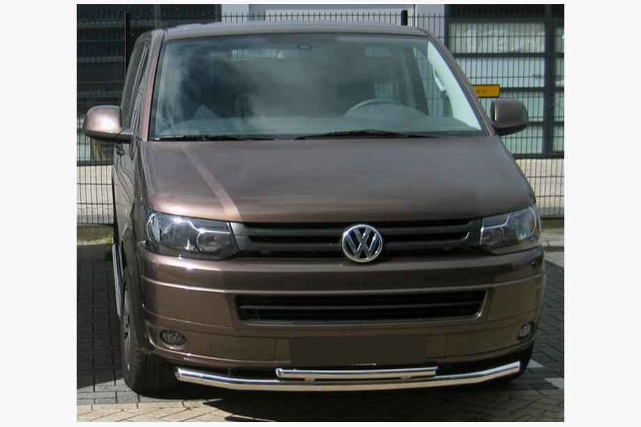 Volkswagen T5 2010–2015 Sprednji dvojni zaščitni lok 60/48 mm (nerjaveče jeklo) 51 x 42 mm Image